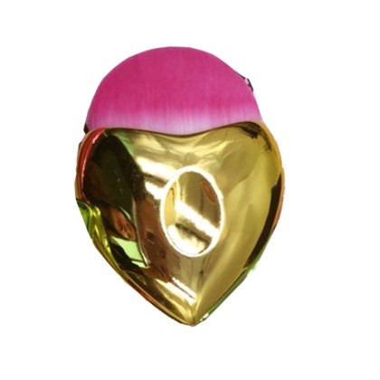 Πολυχρηστικό Πινέλο σε Σχήμα Καρδιάς (10765) Χρυσό/Ροζ