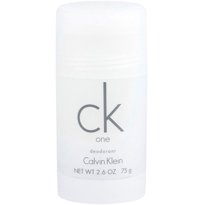 Calvin Klein CK One Deodorant 75ml (Deostick - Aluminium Free)