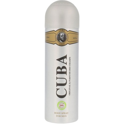 Cuba Gold Deodorant 200ml (Deo Spray - Aluminium Free)