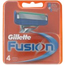 Gillette Fusion Replacement blade 4pc