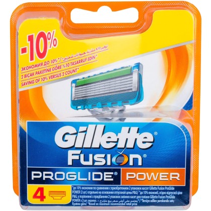 Gillette Fusion Proglide Power Replacement blade 4pc
