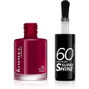 Rimmel London 60 Seconds Super Shine Nail Polish 320 Rapid Ruby 