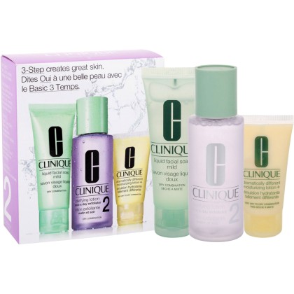 Clinique 3-Step Skin Care 2 Cleansing Water 100ml Combo: 50ml Li