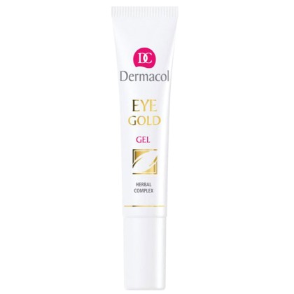 Dermacol Eye Gold Gel 15ml (For All Ages - Puffiness - Dark Circ