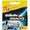 Gillette Mach3 Replacement blade 4pc