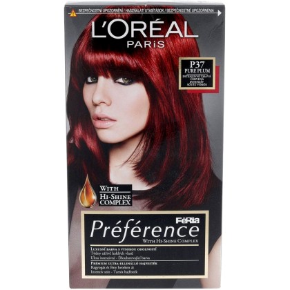 L´oréal Paris Préférence Féria Hair Color P37 Pure Plum 60ml (Al