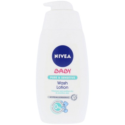 Nivea Baby Pure & Sensitive Wash Lotion Cleansing Gel 500ml