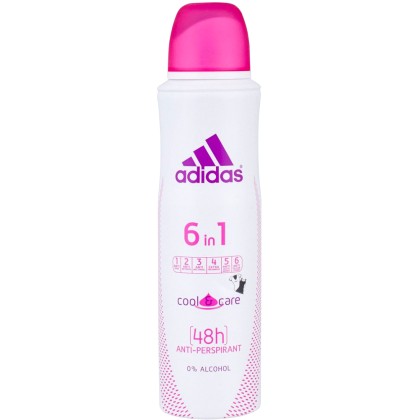 Adidas 6in1 Cool & Care 48h Antiperspirant 150ml (Deo Spray - Al