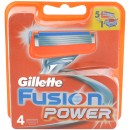 Gillette Fusion Power Replacement blade 4pc