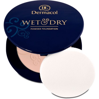 Dermacol Wet & Dry Powder Foundation Makeup 01 6gr