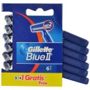 Gillette Blue II Razor 6pc