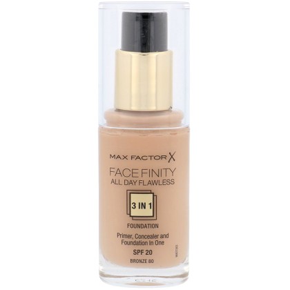 Max Factor Facefinity 3 in 1 SPF20 Makeup 80 Bronze 30ml