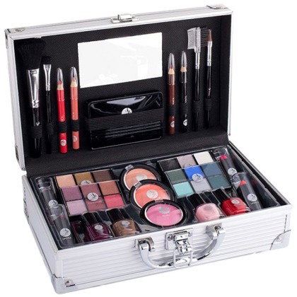 2k Fabulous Beauty Train Case Makeup Palette 66,9gr Combo: Compl