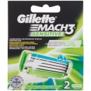 Gillette Mach3 Sensitive Replacement blade 2pc