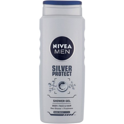 Nivea Men Silver Protect Shower Gel 500ml