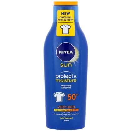 Nivea Sun Protect & Moisture SPF50+ Sun Body Lotion 200ml
