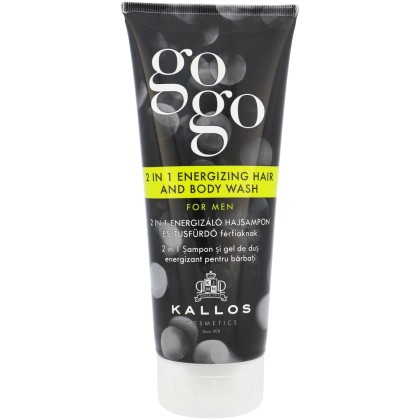 Kallos Cosmetics Gogo 2 in 1 Energizing Hair And Body Wash Showe