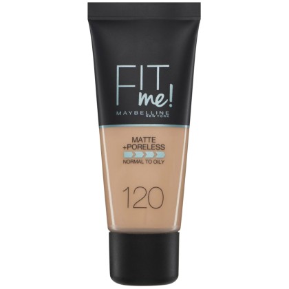 Maybelline Fit Me! Matte + Poreless Makeup 120 Classic Ivory 30m