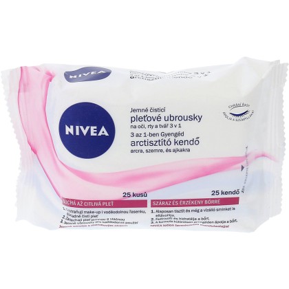 Nivea Gentle Cleansing Wipes 3in1 Cleansing Wipes 25pc