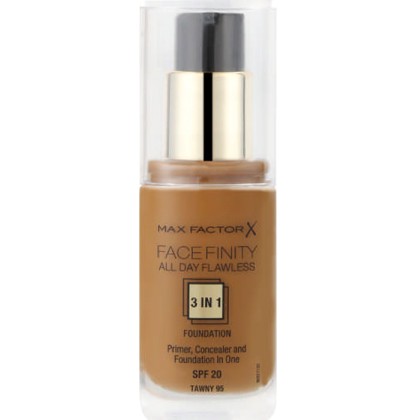 Max Factor Facefinity 3 in 1 SPF20 Makeup 95 Tawny 30ml