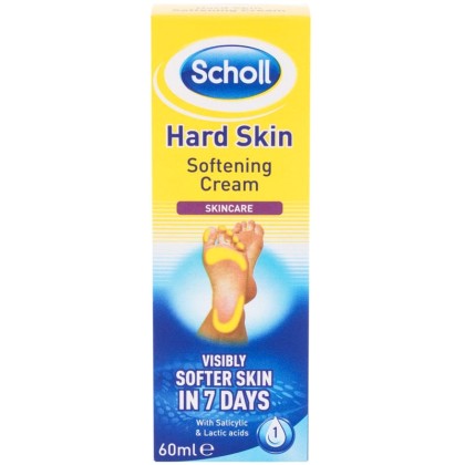 Scholl Hard Skin Softening Cream Foot Cream 60ml