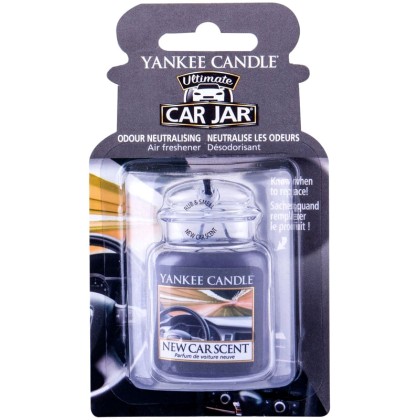 Yankee Candle New Car Scent Car Jar Car Air Freshener 1pc