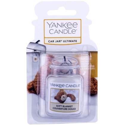 Yankee Candle Soft Blanket Car Jar Car Air Freshener 1pc