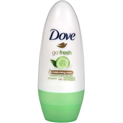 Dove Go Fresh Cucumber & Green Tea 48h Antiperspirant 50ml (Roll