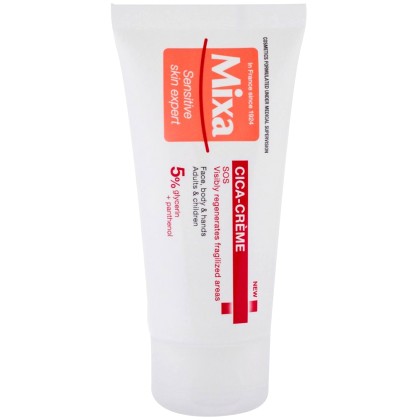 Mixa Cica-Creme Face, Body & Hands Day Cream 50ml (For All Ages)