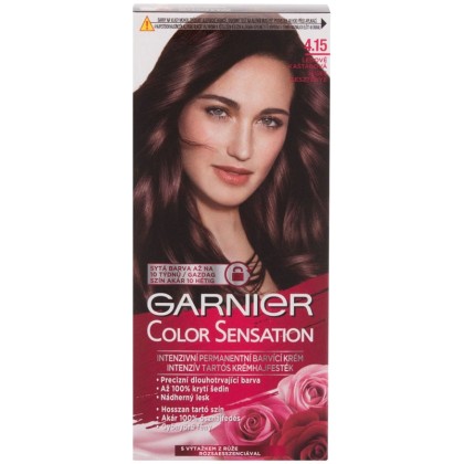 Garnier Color Sensation Hair Color 4,15 Icy Chestnut 40ml (Color