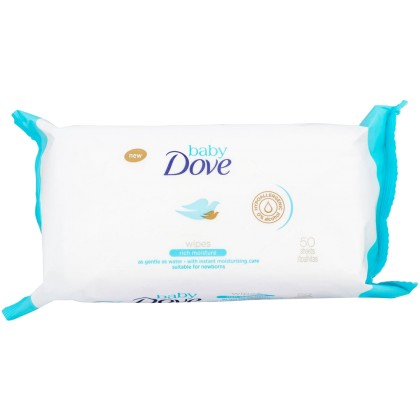Dove Baby Rich Moisture Cleansing Wipes 50pc