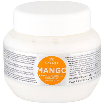 Kallos Cosmetics Mango Hair Mask 275ml (Weak Hair - Damaged Hair