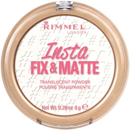 Rimmel London Insta Fix & Matte Powder 001 Translucent 8gr
