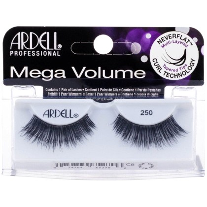 Ardell Mega Volume 250 False Eyelashes Black 1pc