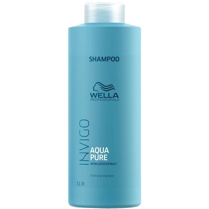 Wella Professionals Invigo Aqua Pure Shampoo 1000ml (All Hair Ty