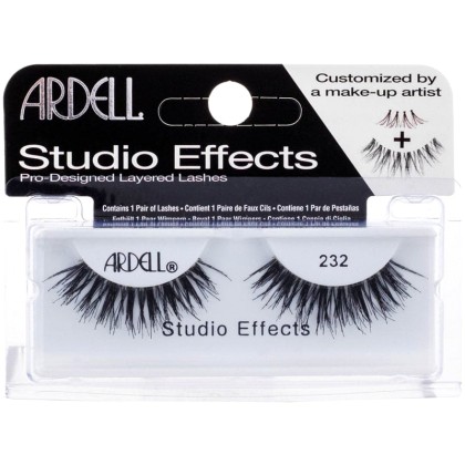 Ardell Studio Effects 232 False Eyelashes Black 1pc