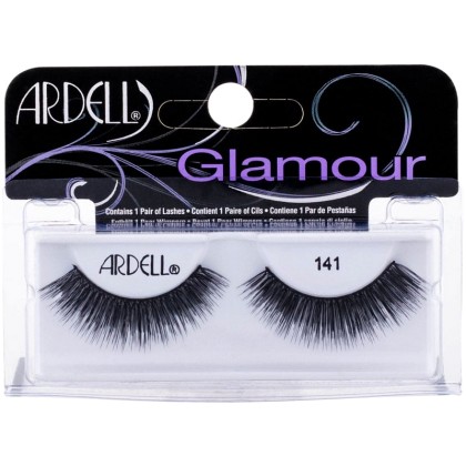 Ardell Glamour 141 False Eyelashes Black 1pc