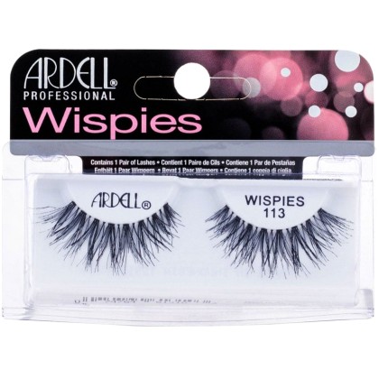 Ardell Wispies 113 False Eyelashes Black 1pc