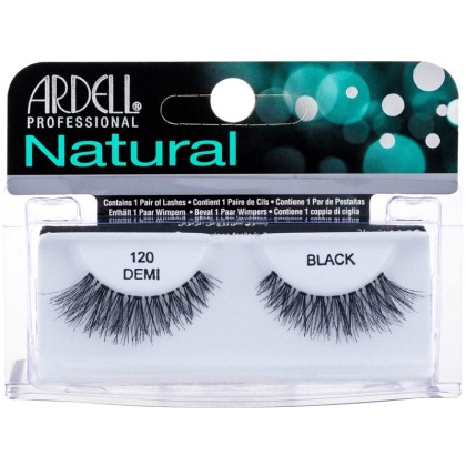 Ardell Natural Demi 120 False Eyelashes Black 1pc