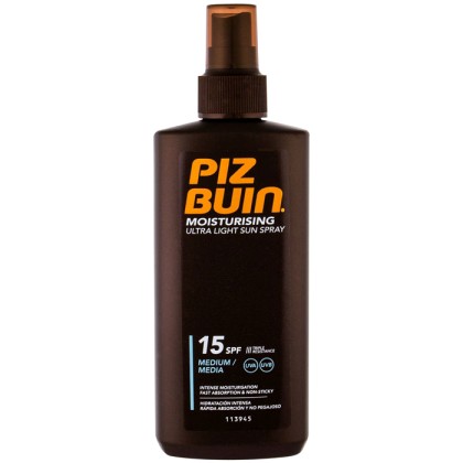Piz Buin Moisturising Ultra Light Sun Spray SPF15 Sun Body Lotio