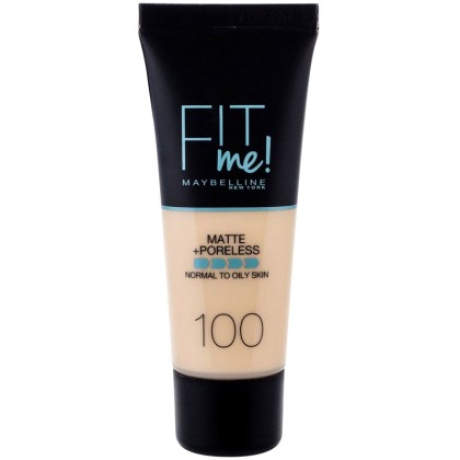 Maybelline Fit Me! Matte + Poreless Makeup 100 Warm Ivory 30ml
