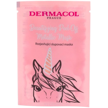 Dermacol Beautifying Peel-off Metallic Mask Brightening Face Mas