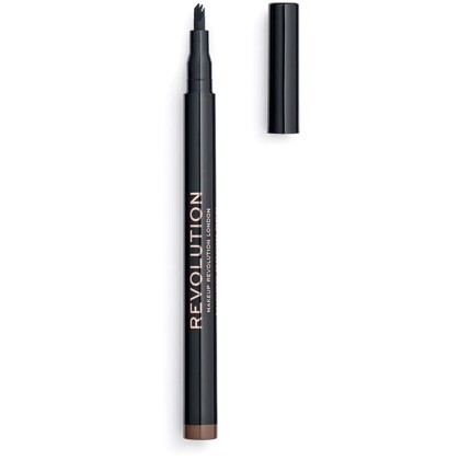 Makeup Revolution London Micro Brow Pen Eyebrow Pencil Medium Br