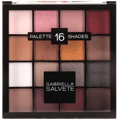 Gabriella Salvete Palette 16 Shades Eye Shadow 02 Pink 20,8gr