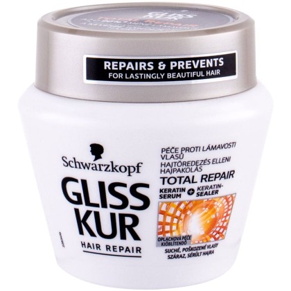 Schwarzkopf Gliss Kur Total Repair Hair Mask 300ml (Brittle Hair