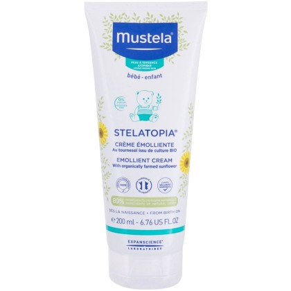 Mustela Bébé Stelatopia Emollient Cream Day Cream 200ml (For All
