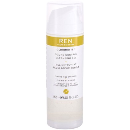 Ren Clean Skincare Clarimatte T-Zone Control Cleansing Gel 150ml