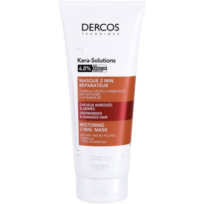 Vichy Dercos Kera-Solutions 2 Min. Hair Mask 200ml (Damaged Hair