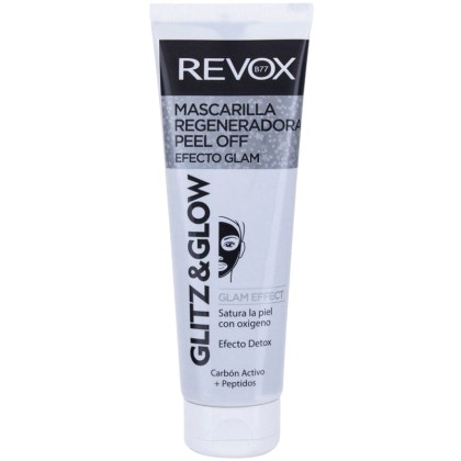 Revox Glitz & Glow Black Regenerating Face Mask 80ml (For All Ag