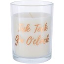 Candlelight Tick Tock Gin O´clock Rose Gold Scented Candle 220gr